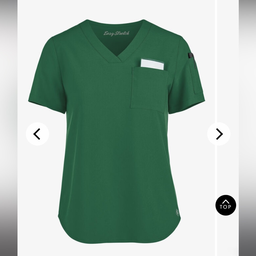 green scrub set